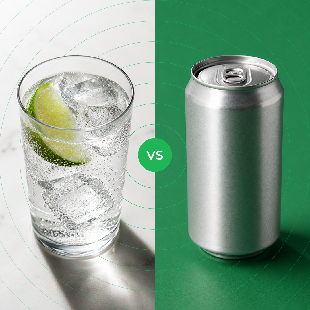 Por que tanta gente trocou o refrigerante pela água com gás?
